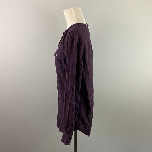 🌿4/$35🌿GAP Purple Long‎ Sleeve Button Down Shirt (S) - Picture 3 of 8